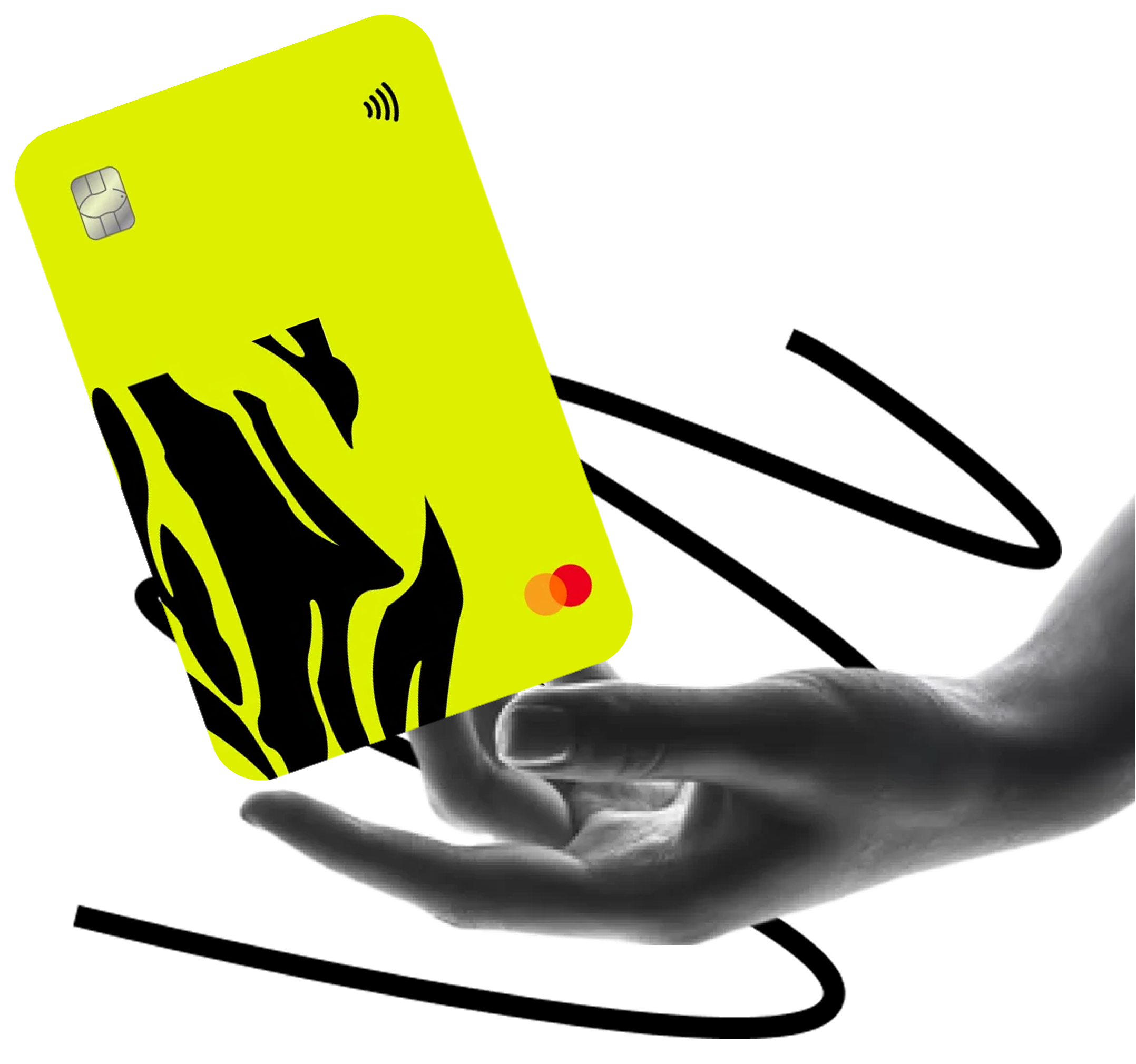 Hand holding credit card